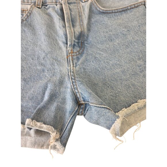 Vintage John Gant High Rise Cutoff Denim Shorts Unisex 30" Waist Frayed Hem Y2K - Picture 5 of 5